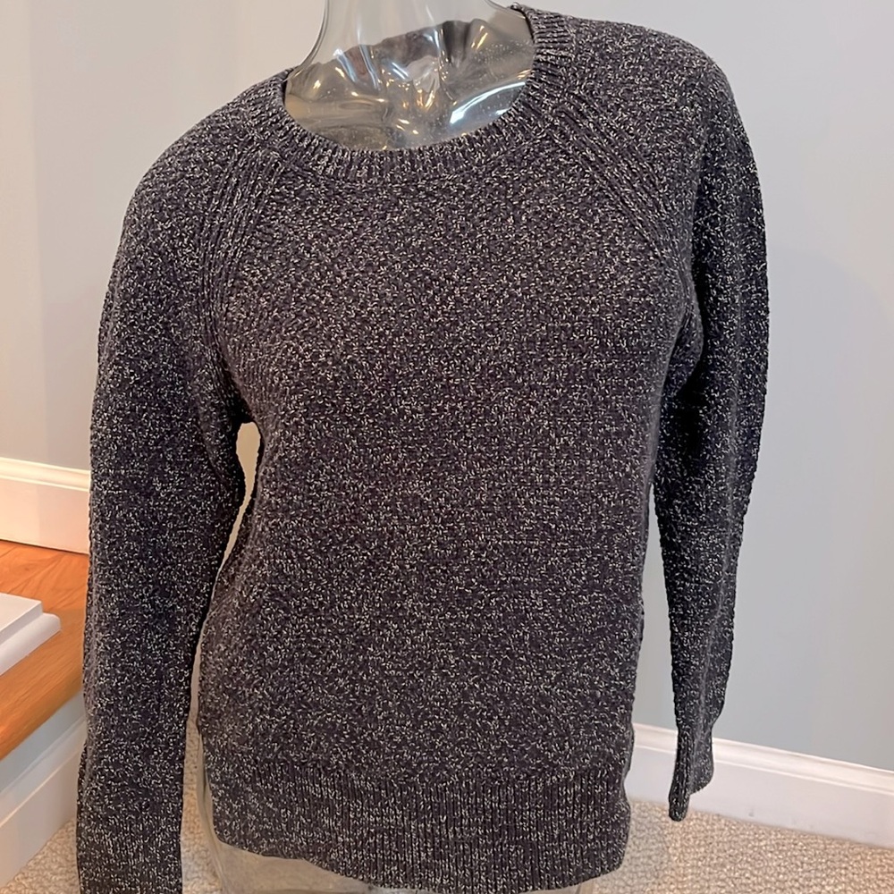 GAP FOR GOOD Women’s Light Blue Marled Knit Pullover Sweater Size  Med